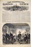 Original Old Antique Print Reverend Shore Exeter St Thomas Prison 1849 Victorian