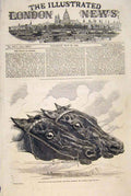 Original Old Antique Print Epsom Races Flying Dutchman Hotspur Horses Racehorse
