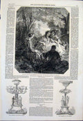 Original Old Antique Print Don Scipio Gil Blas Uwins Gambier Plate Fine Art 1851