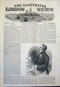 Old Antique Print Portrait Charles Wood Chancellor Exchequer London 1851 19th