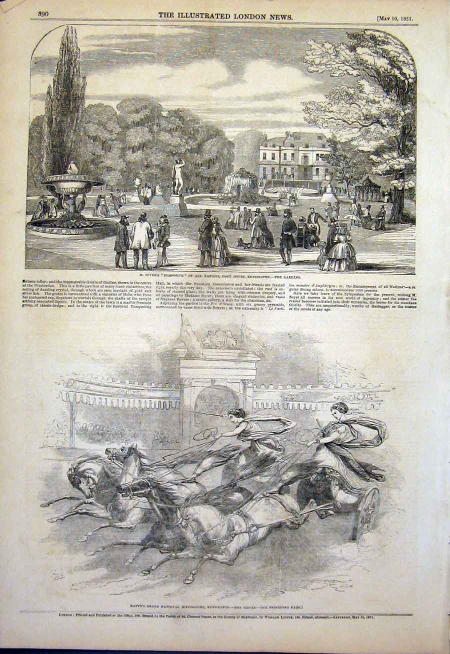 Original Old Antique Print Goolab Sing Elephant India Maharaja Governor General