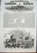 Old Antique Print Strasburg Germany Railway French President Paris France