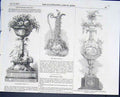 Old Antique Print Race Cup Stamford Jersey Aeolian Vase Royal Yacht Club