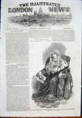 Original Old Antique Print Countess Mornington Westmoreland Wellington Portrait