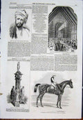Old Antique Print Gool Inverury Inglismaldie Jeremie Weathergage Racehors