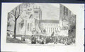 Original Old Antique Print Durham Election Lord Vane 1852 19th