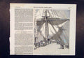 Original Old Antique Print Himalaya Steam Ship Quarter Deck Alexandria 1854