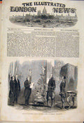 Original Old Antique Print Russia St Petersburg Friends Emperor 1854 Victorian