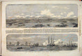 Original Old Antique Print Hms Dauntless Baro Sound Swedish Fleet Russian 1854