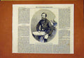 Original Old Antique Print Thomas Henry Kavanagh Lucknow Hero 1859 Victorian