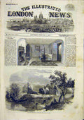 Original Old Antique Print Burns Dumfries Lincluden Abbey Alloways Kirk 1859