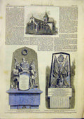 Old Antique Print St John Perth Scotland 90 Light Infantry 49Th Regiment