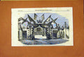 Original Old Antique Print India Bombay Elphinstone Sans Souci 1859 Victorian