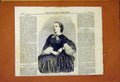 Original Old Antique Print Lotti De La Santa Royal Italian Opera 1859 Victorian