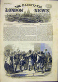 Original Old Antique Print Italy War Napoleon Paris 1859 19th Century