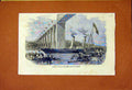 Original Old Antique Print Prince Albert Vivid Steamer 1859 19th