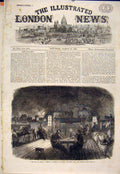 Original Old Antique Print War America Fort Lafayette New York Harbour Usa 1865
