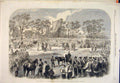 Original Old Antique Print Execution Shimadzu Sei'L Square China Japan 1865 19th