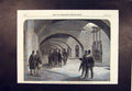Original Old Antique Print Metropolitan Drainage Crossness Resevoir 1865 19th