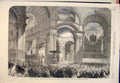 Old Antique Print Fesitval Corporation Clergy Banquet Merchant Cathedral