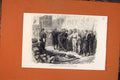 Original Old Antique Print Belleville Siers War Gunpowder 1871 19th