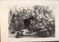 Original Old Antique Print Perquisition Troops France War 1871 19th