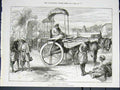 Original Old Antique Print Ekas Bengal President India Bengalese 1876 Victorian