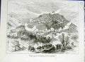 Original Old Antique Print Herzegovina Battle War Rousski Mir 1876 Victorian