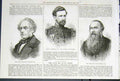 Old Antique Print Portrait Viscount Galway Lieutenant Cameron Leigh 1876 19th