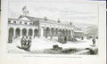 Original Old Antique Print Palace Maharajah Cashmere Prince Wales Jummoo India