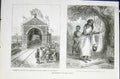 Original Old Antique Print Alexandra Railway Bridge Wuzeerabad India Tuticorin