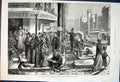Old Antique Print Streets Philadelphia American Centennial Exhibition Usa