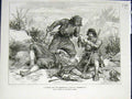 Original Old Antique Print Herzegovina Journey Turkish Spy Fate Sketch 1876