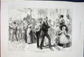 Original Old Antique Print Decoration Day Philadelphia America Usa 1876 19th