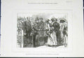 Original Old Antique Print Prince'S Levee Bombay India Maharana Oudeypore 1876
