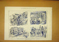 Original Old Antique Print Brigandage Bulgaria Servian Frontier Brigan 1888
