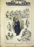 Original Old Antique Print Sketches Opening Parliament Portrait Balfour 1888