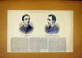 Original Old Antique Print Portrait Darling Deptford Fitzwilliam Doncaster 1888