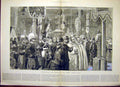 Old Antique Print Exhibition Vatican Pope Jubilee Gifts Rome Italy 1888 19th