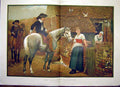 Original Old Antique Print Bailiff'S Daughter Johnson Fine Art 1888 Horse 19th