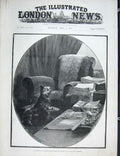Old Antique Print Bright Sketch Rochdale One Ash Coffin Manchester 1889 19th