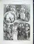 Old Antique Print Portland St Peter'S Church Eaton Square London Marriage