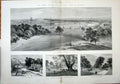 Original Old Antique Print Windsor Royal Society Agricultural Show Park 1889