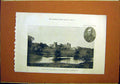 Original Old Antique Print Alnwick Castle Northumberland Earl Percy 1899 19th