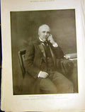 Original Old Antique Print Portrait Campbell-Bannerman Parliament Stirling 1899
