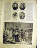 Original Old Antique Print Portrait Parliament Cope Charles Windsor Art 1899
