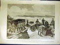Old Antique Print Russian Military Cossacks Guatemala Travel America 1899 19th