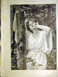 Original Old Antique Print Echo Seifert Fine Art 1899 Lady Forest Portrait 19th