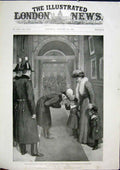 Original Old Antique Print Roberts London Hotel Settrington 1901 20th