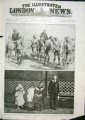 Original Old Antique Print Guerilla War Africa De Wet Boer Steyn 1901 Victorian